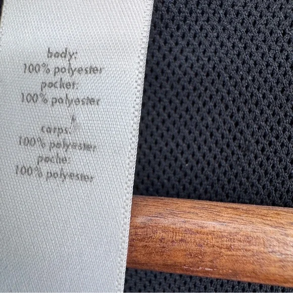 Lucy Windbreaker Jacket Black Gray Women's Medium Athleisure Lightweight Layer - Picture 12 of 13